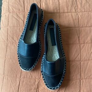 Asos design women shoes. Size 8  closed toe espadriles in black